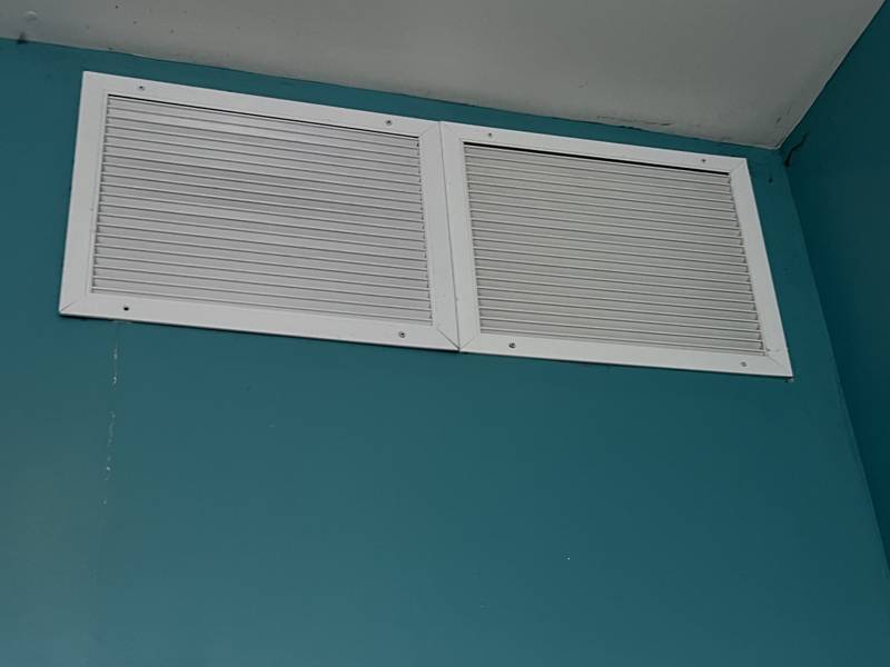 Same return grilles after cleaning