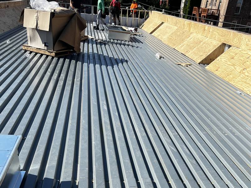 Roof deck ready for new rooftop equipment